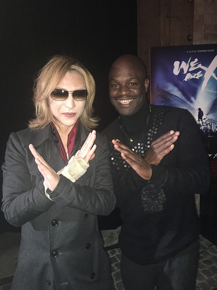 Joseph Hobbs and Yoshiki