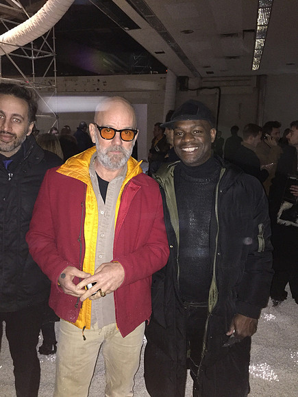 Joseph Hobbs and Michael Stipe (R.E.M.)