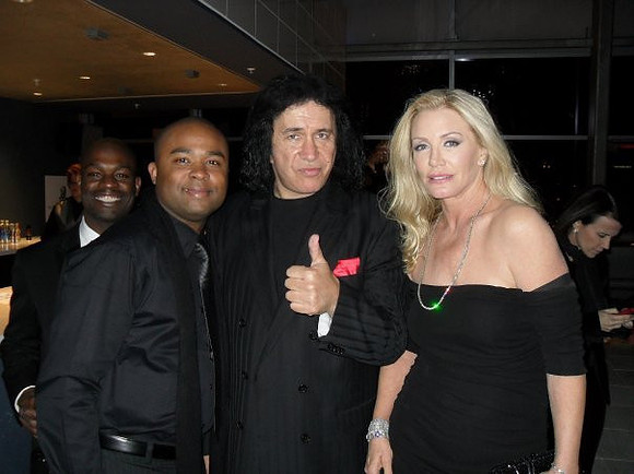 Joseph Hobbs and Gene Simmons