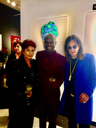 Joseph Hobbs and Ozzy and Sharon Osbourne