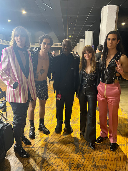 Joseph Hobbs and Maneskin