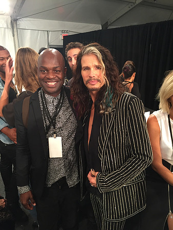 Joseph Hobbs and Steven Tyler (Aerosmith)
