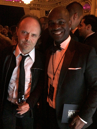 Joseph Hobbs and Lars Ulrich (Metallica)