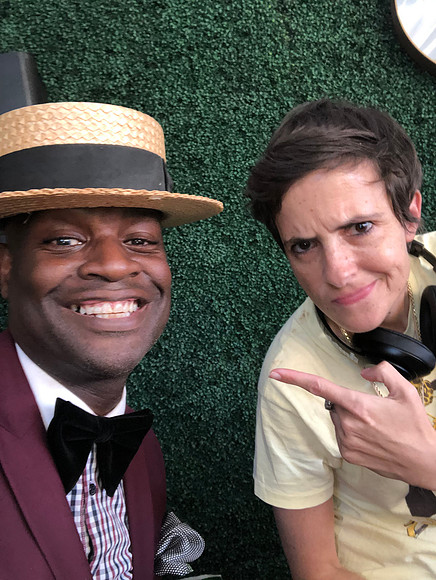 Joseph Hobbs and Samantha Ronson
